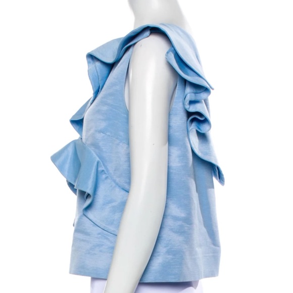 MSGM One-Shoulder Sleeveless Blouse - Picture 2 of 6